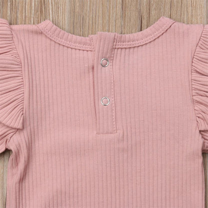 Princess Long Sleeve Baby Girl Romper – Cotton Jumpsuit (3–24 Months)