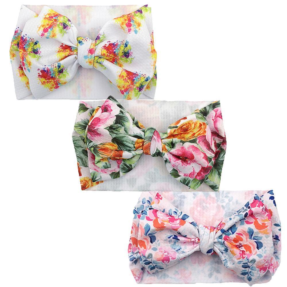 Handmade Luxury 3-Piece Baby Girl Headband