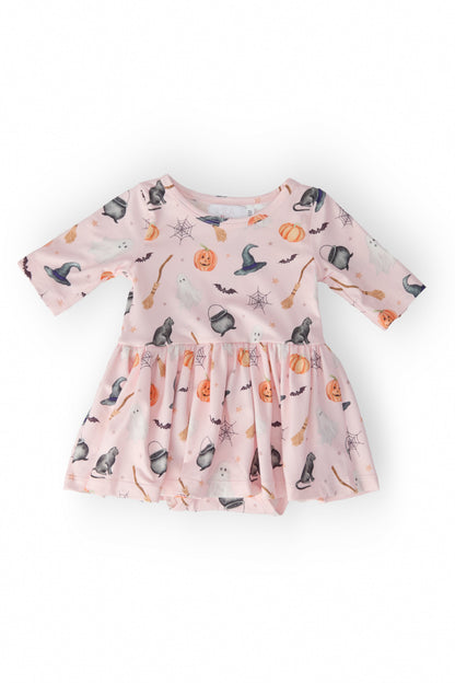 Hey Boo 3/4 Sleeve Twirl Bodysuit