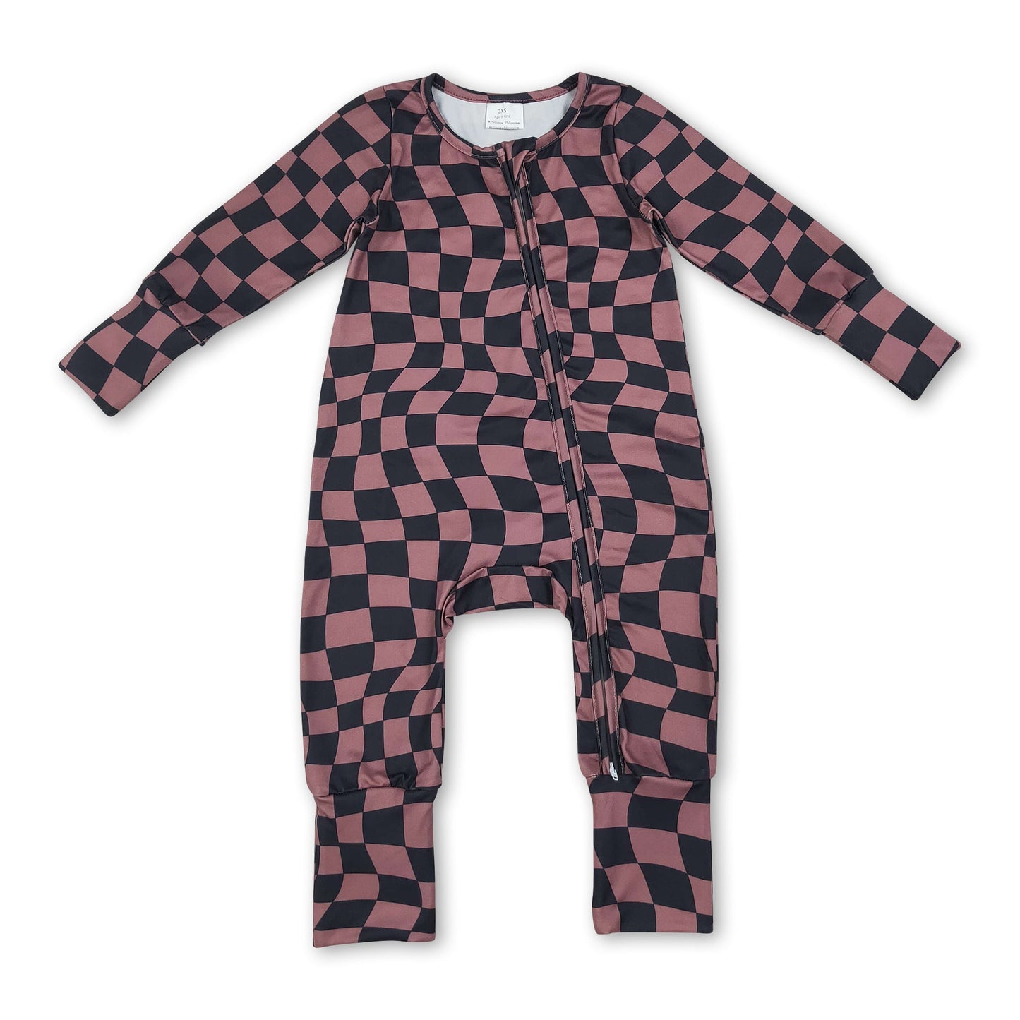 Long sleeves baby boy fall zipper romper