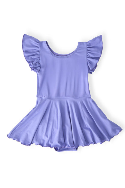Periwinkle S/S Twirl Leotard