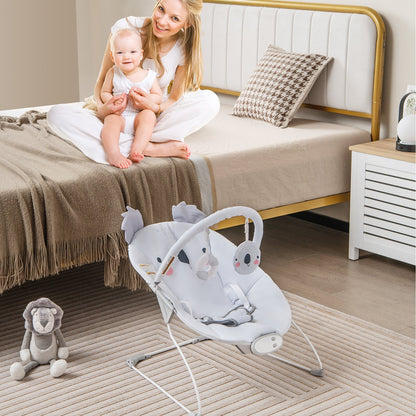 Portable Baby Bouncer & Infant Rocker Seat