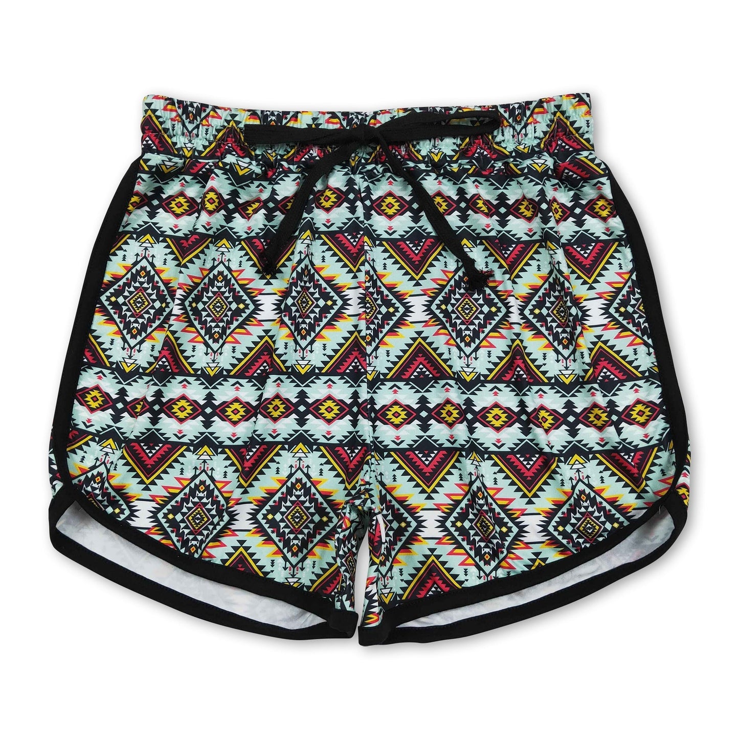 Aztec western adult women summer shorts