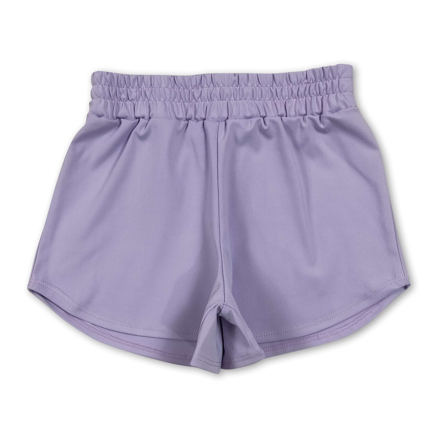 Lavender kids girls summer yoga active shorts