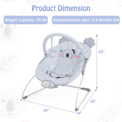 Portable Baby Bouncer & Infant Rocker Seat