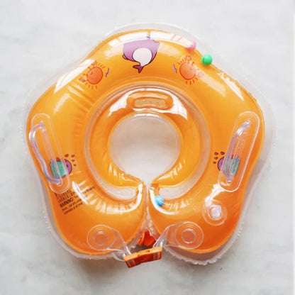 Inflatable Flamingo Baby Neck Float Ring