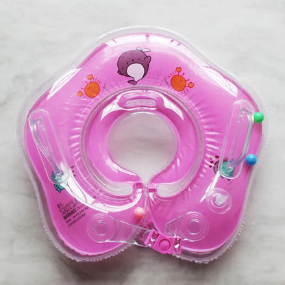 Inflatable Flamingo Baby Neck Float Ring