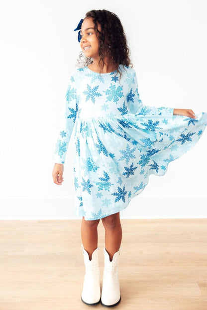 Winter Wonderland L/S Pocket Twirl Dress