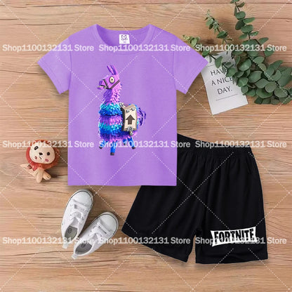 Fortnite Kids T-Shirt & Shorts Summer Set – Boys & Girls (100–160cm)