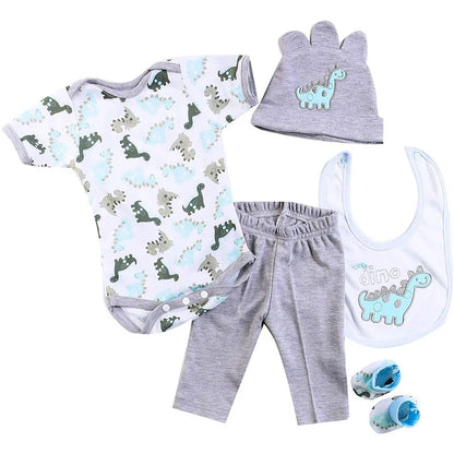 Reborn Doll Clothes Outfit Set – Fits 50–55cm Newborn Dolls (0–3 Month Size)