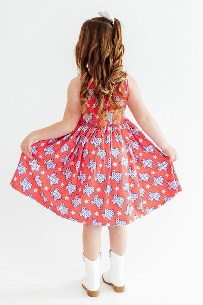 Texas Pride Tank Twirl Dress